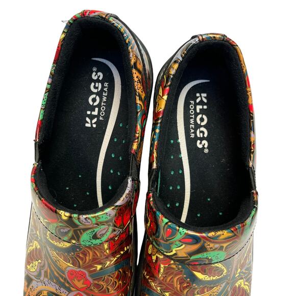 Klogs Jungle Boogie MISSION Leather Clog | Sz 6 | Multicolor | Excellent! - Picture 4 of 12